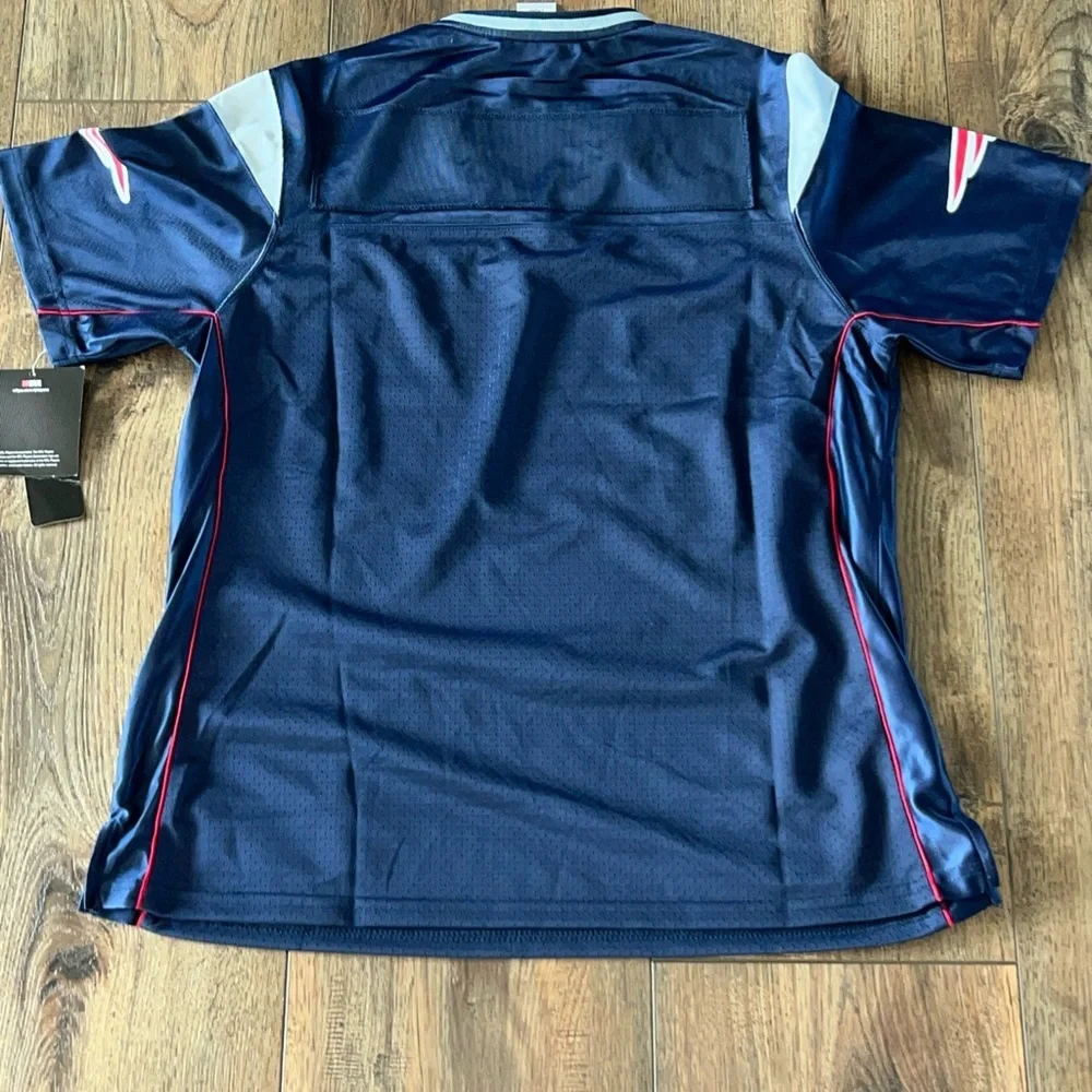 New England Patriots Womens NFL Pro Line Blank Jersey Blue Size Large NWT - Picture 2 of 9